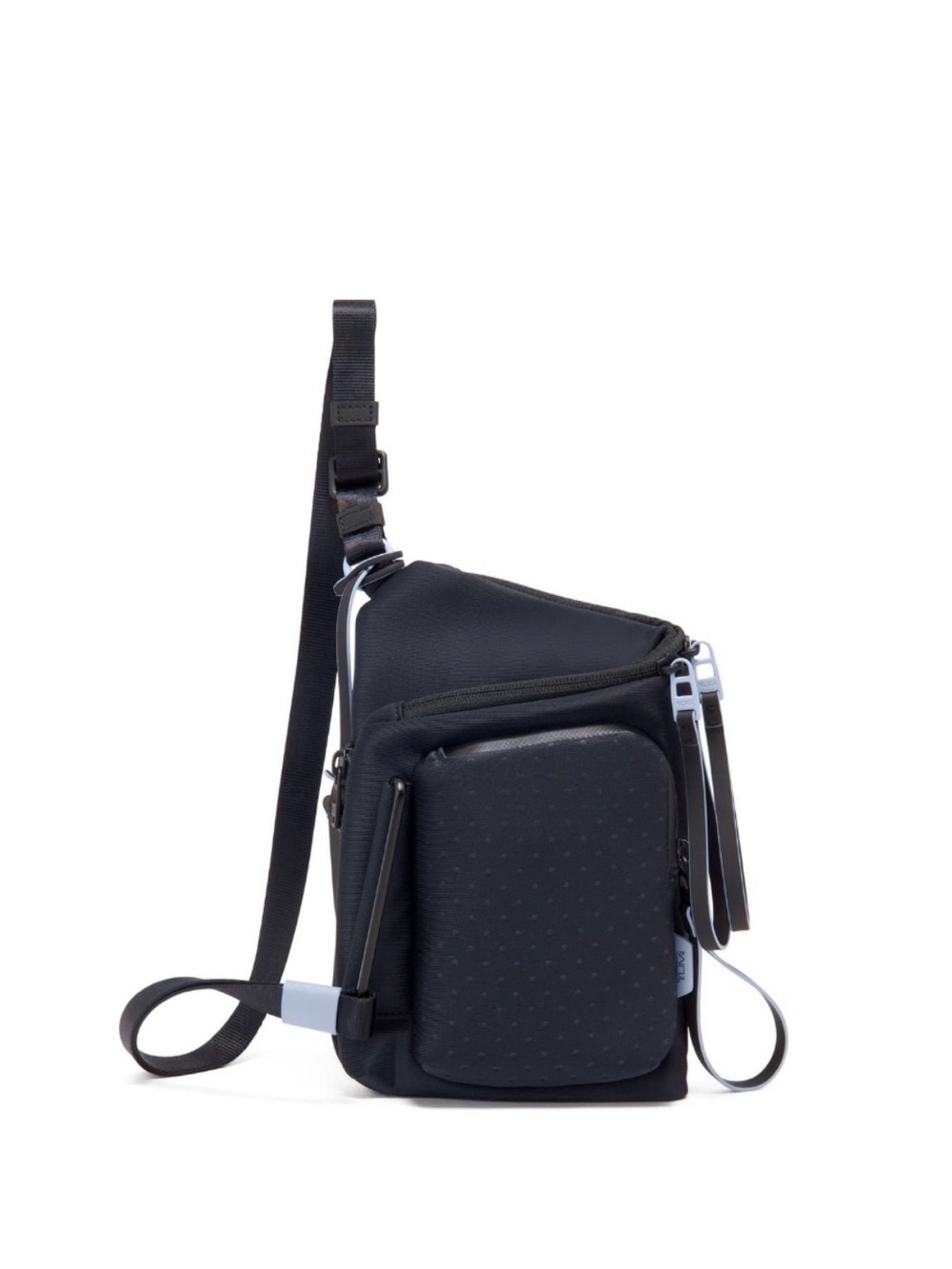 Tumi Devoe Fay Crossbody Neoprene Sling Bag Ink Midnight Blue NWT
